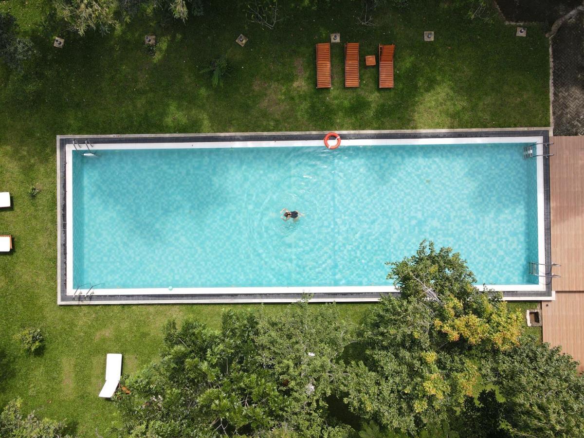 Nivadoo Resort Sigiriya Buitenkant foto Aerial view of a swimming pool